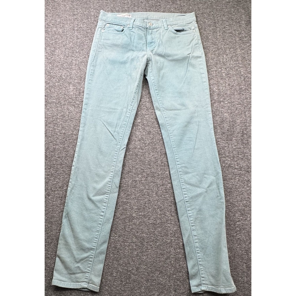 Red Engine Cayenne Skinny Blue Denim Stretch Low Rise Jeans Women Sz 31 USA Vtg